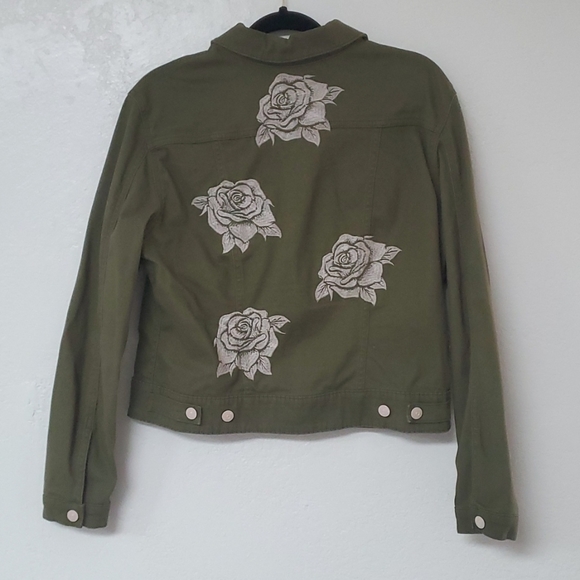 LuLaRoe Embroidered Rose Tucker Jacket - Picture 2 of 5